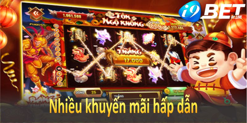 Nhiều khuyến mãi hấp dẫn đang chờ đợi hội viên tại sảnh game slot I9bet